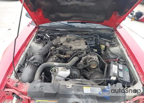 2001 Ford Mustang из США, поврежденный, VIN 1FAFP40491F227501